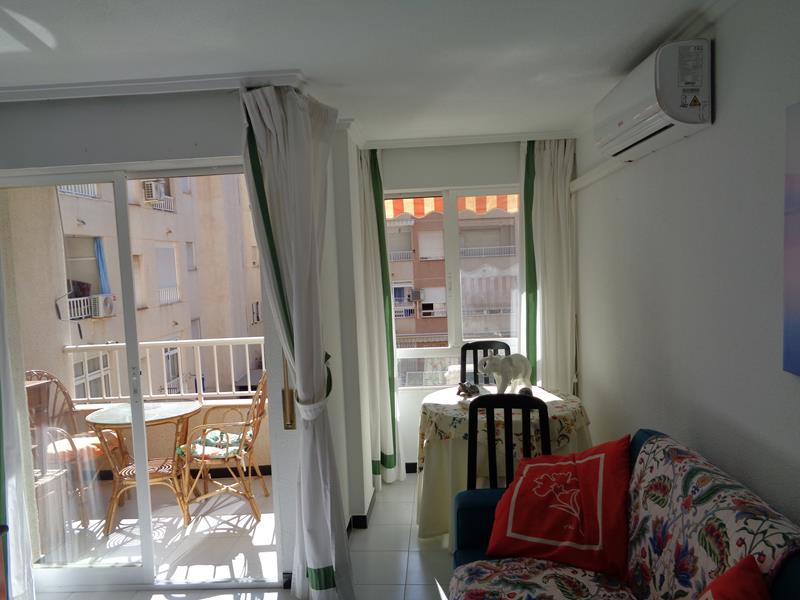 Estudio con piscina en Torrevieja cerca de la playa del Cura